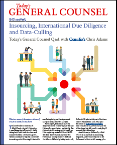 Insourcing, International Due Diligence and Data-Culling, Front Page, Screenshot