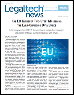 The EU Transfer Two-Step: Mastering the Ever-Changing Data Dance, Screenshot, Front Page