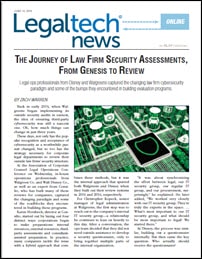 The Journey of Law Firm Security Assessments, From Genesis to Review, Article Screenshot