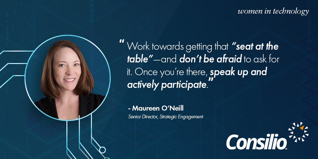 Women in Technology Maureen O'Neill Quote